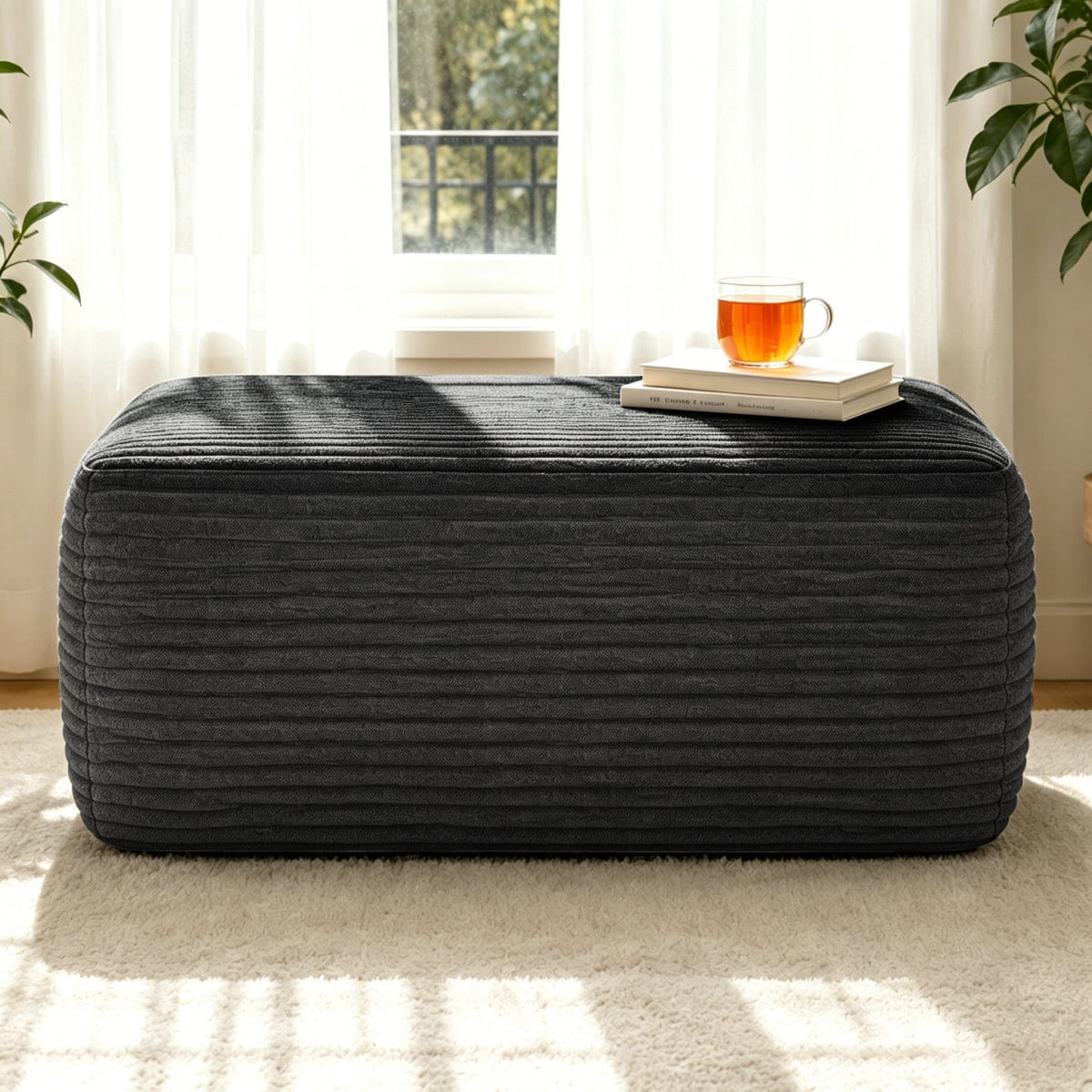 Corduroy Streamdale No - Assembly Modular Corduroy Sectional Sofa with Chaise Lounge
