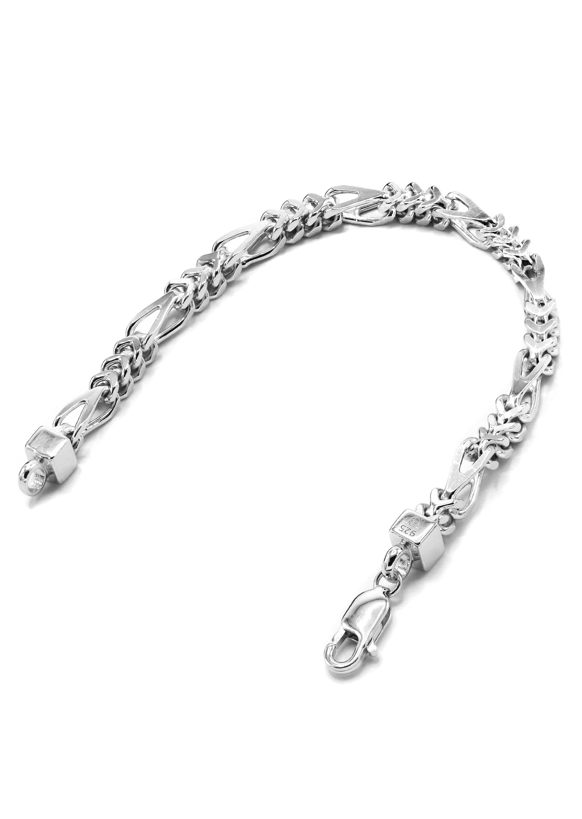 Manufacturer 43 Silver Figaro Franco Bracelet