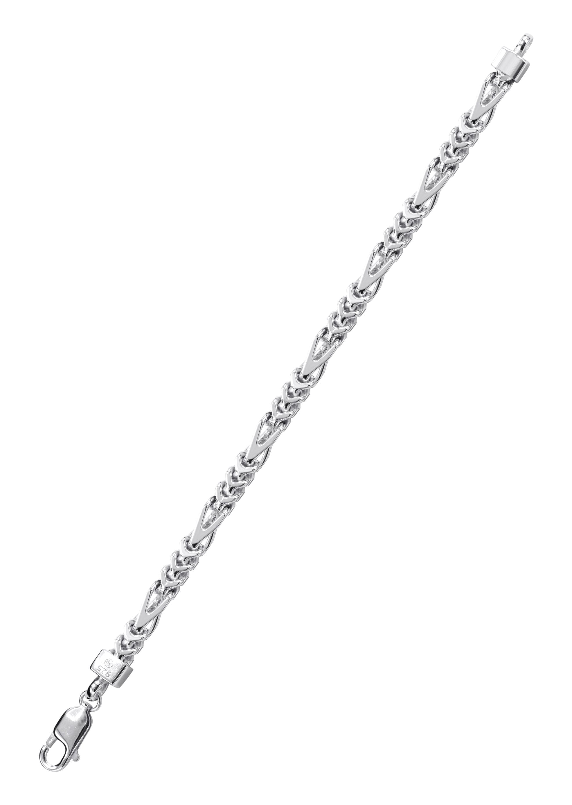 Manufacturer 43 Silver Figaro Franco Bracelet