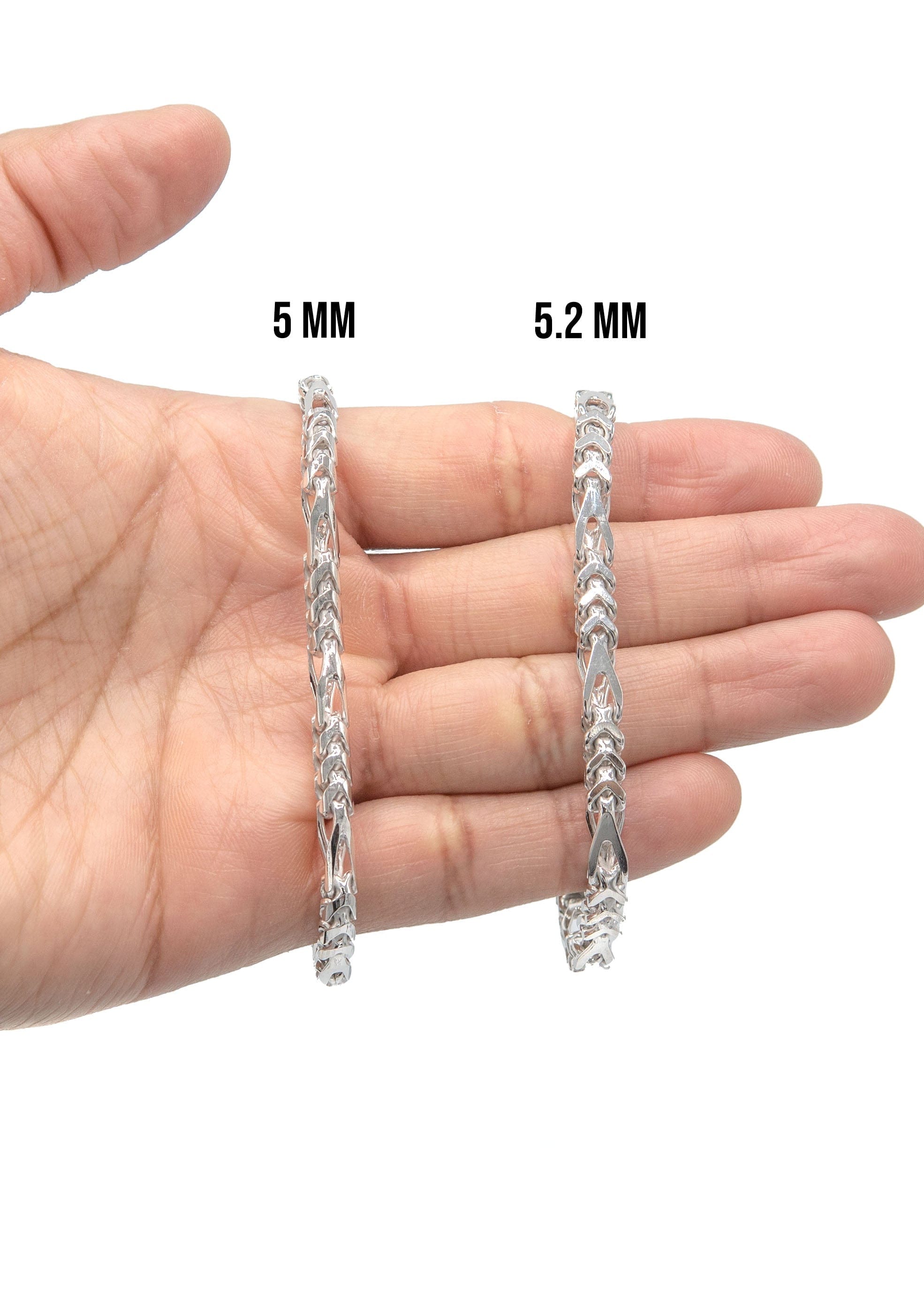 Manufacturer 43 Silver Figaro Franco Bracelet