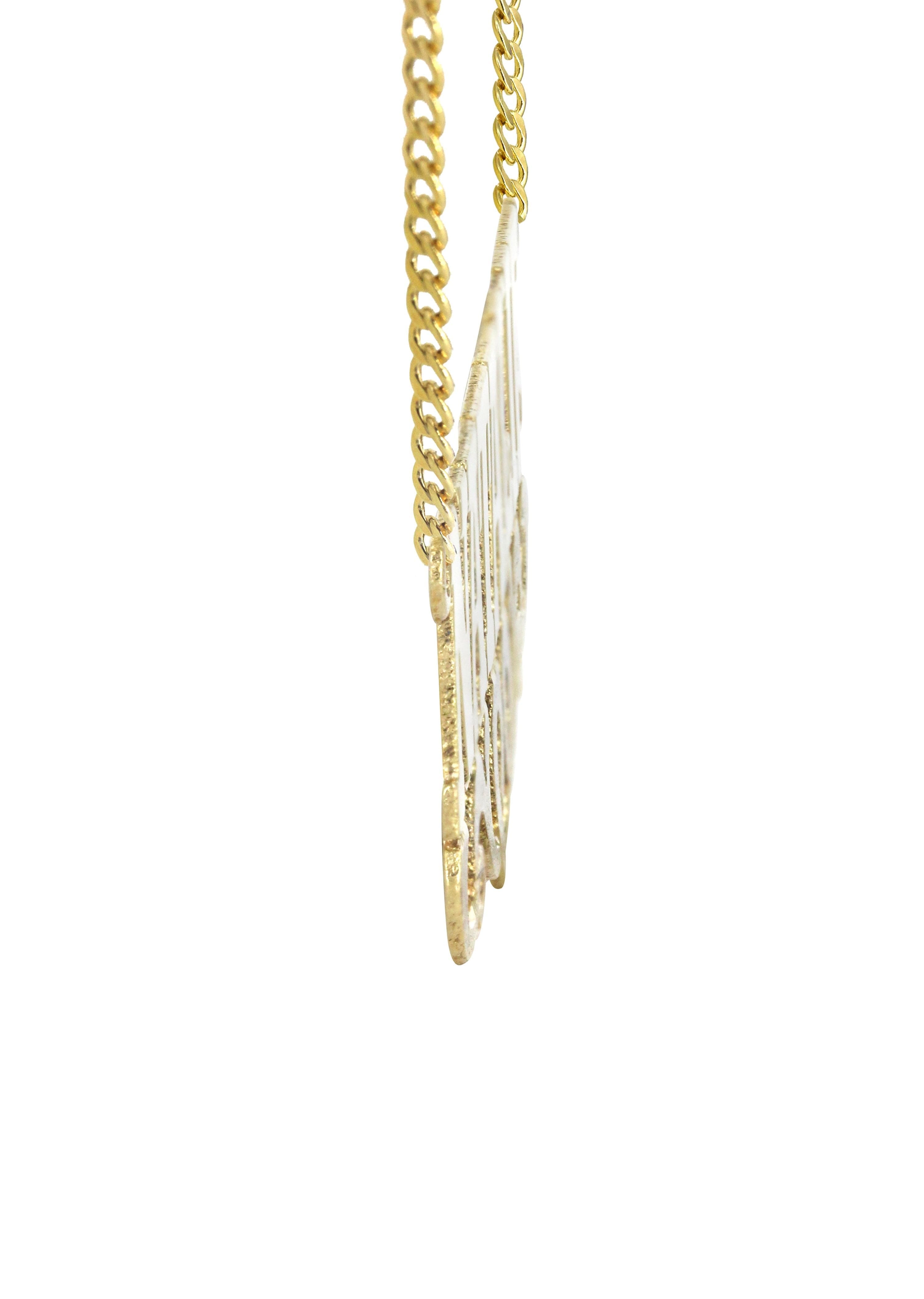 Manufacturer 16 14K Gold Diamond Cut Name Plate Necklace | Style #120
