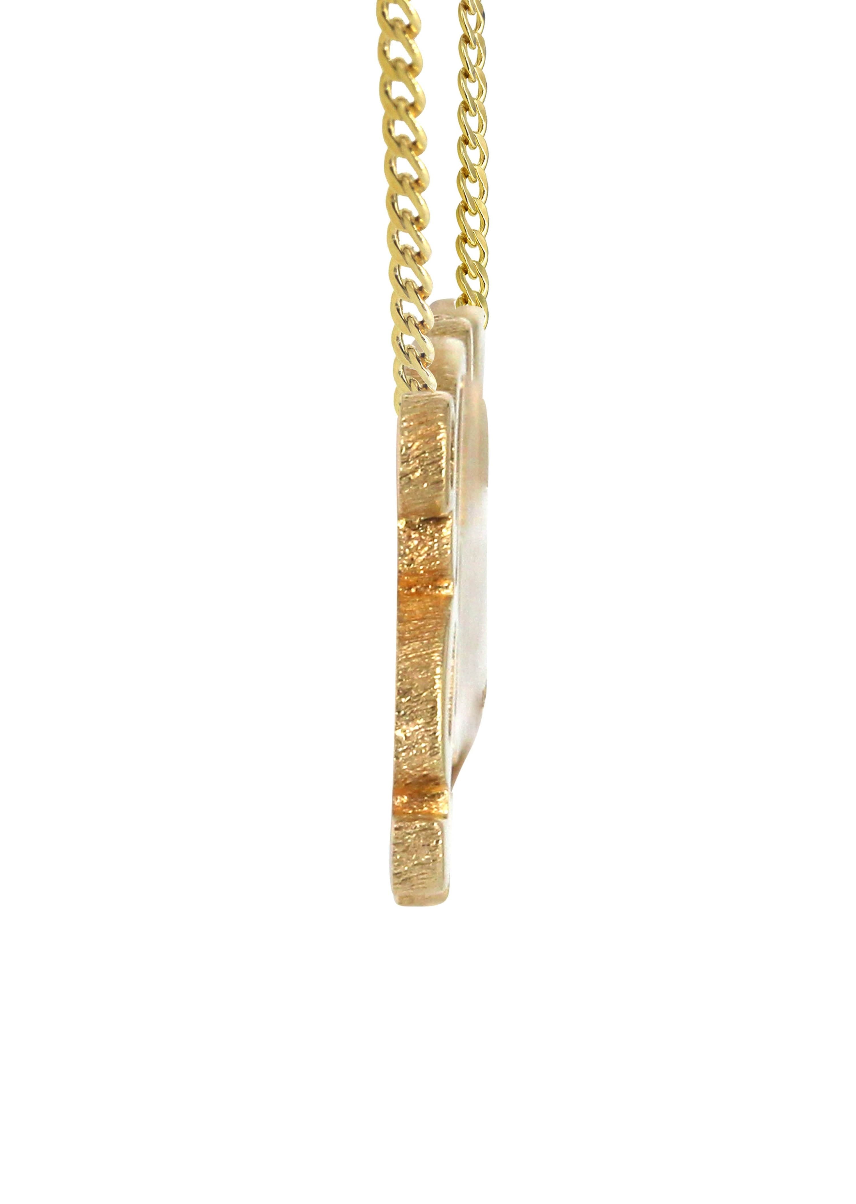 Manufacturer 16 14K Gold Two Name Name Plate Necklace | Style #97