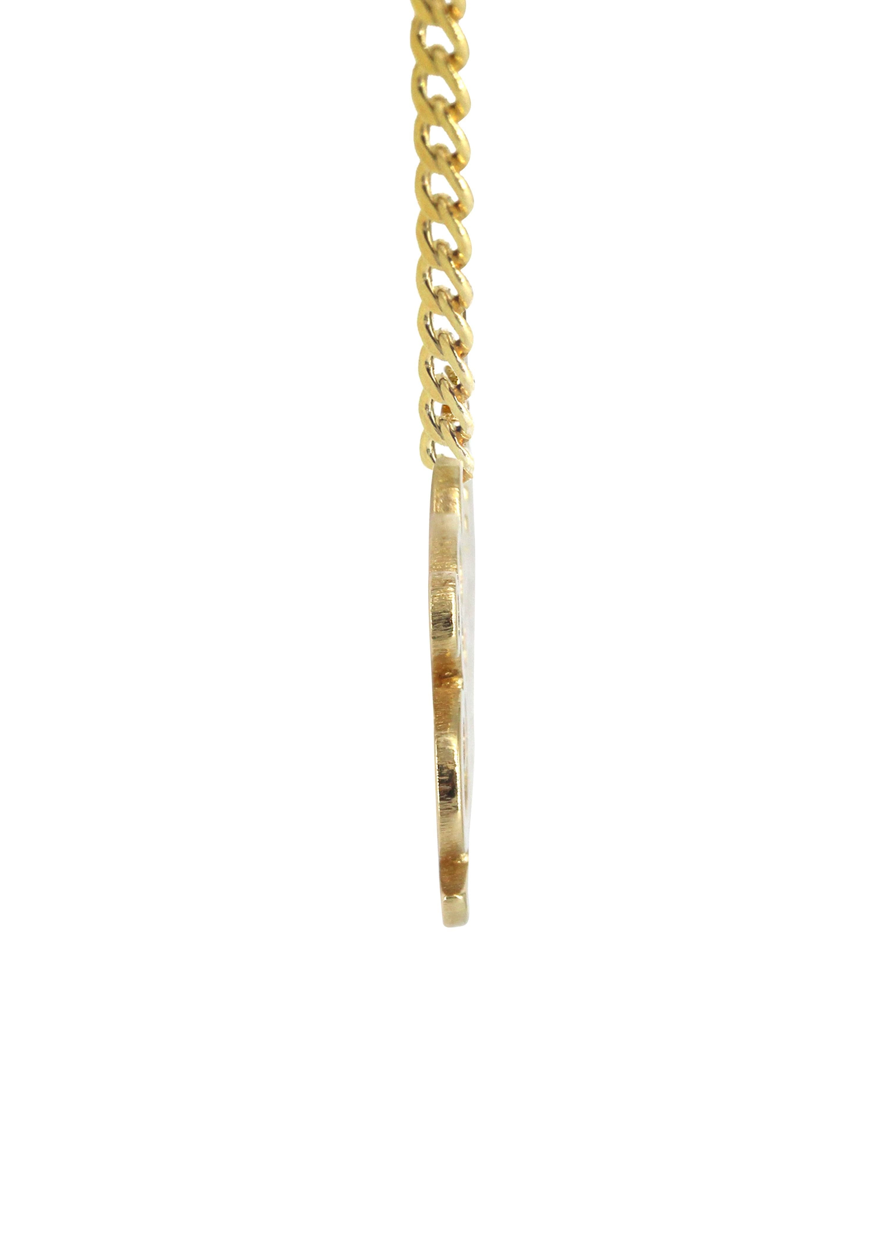 Manufacturer 16 14K Gold Plain Gold Name Plate Necklace | Style #52