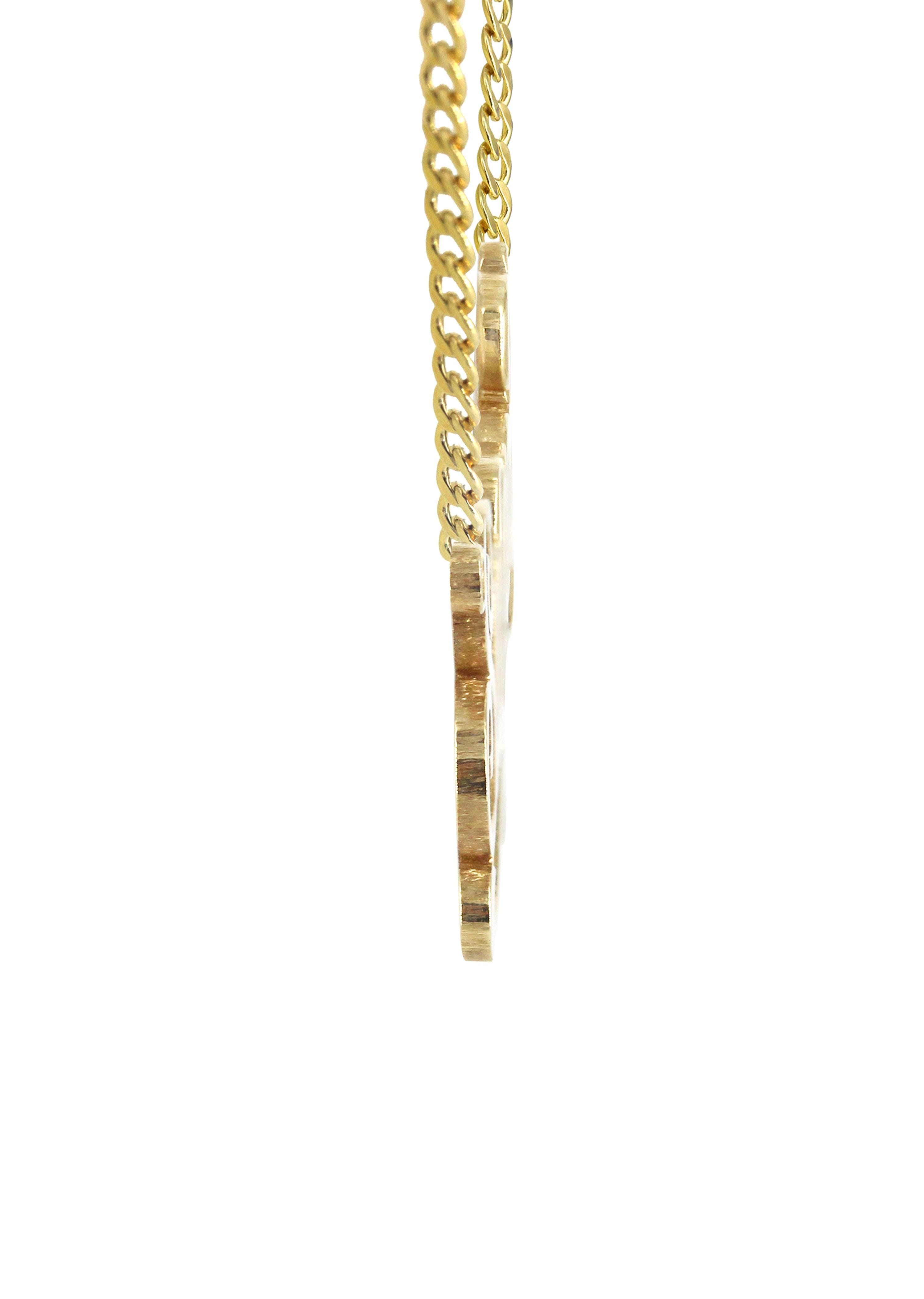 Manufacturer 16 14K Gold Plain Gold Name Plate Necklace | Style #82