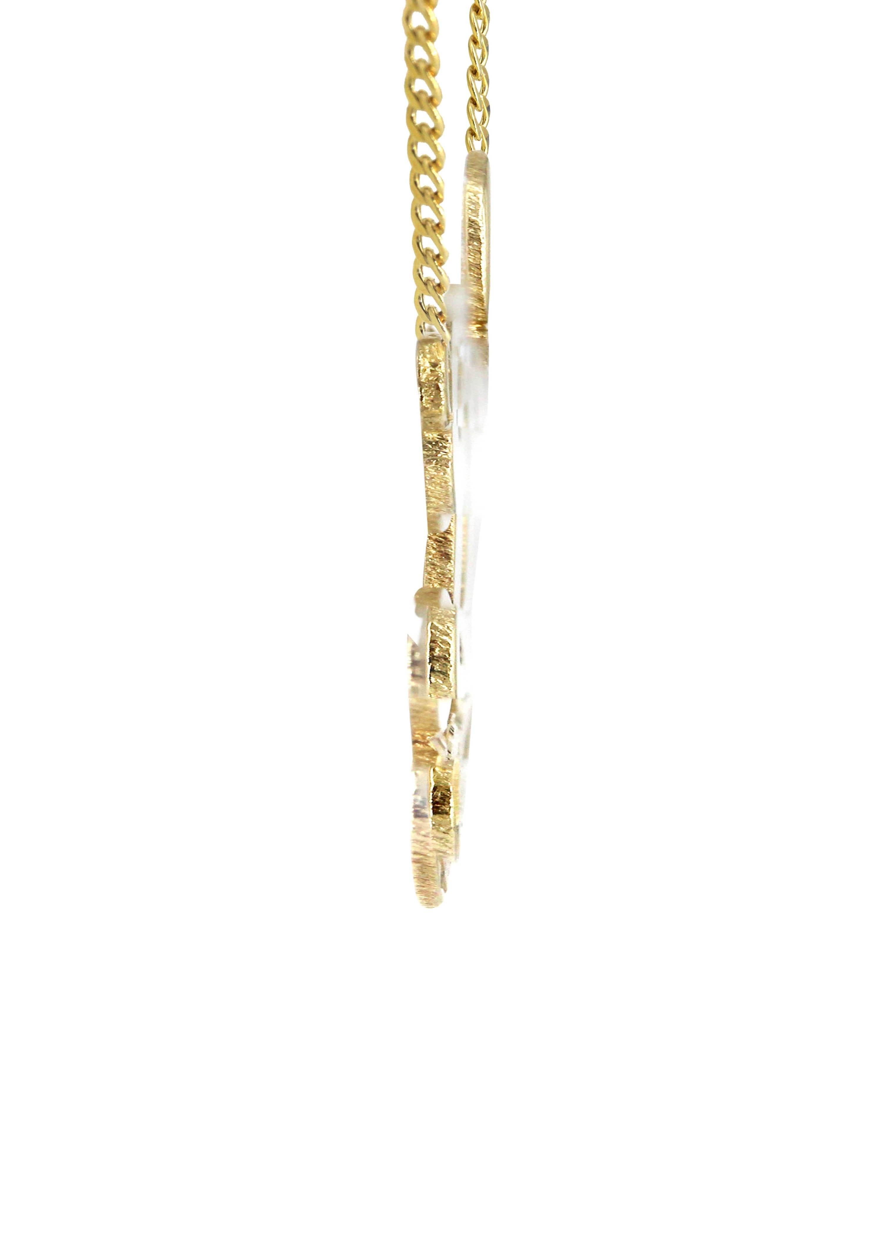 Manufacturer 16 14K Gold Plain Name Plate Necklace | Style #85