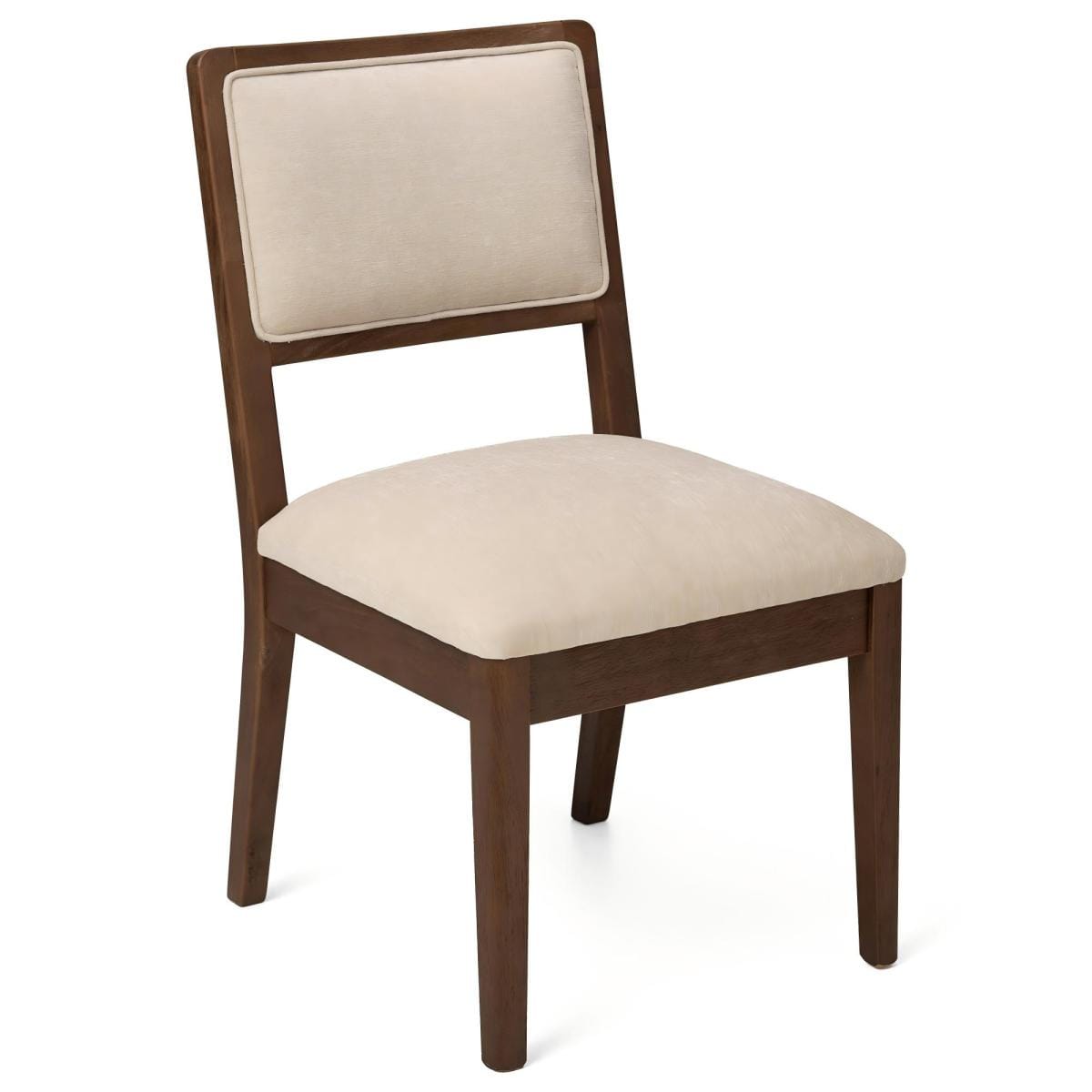 WOOD Streamdale Set of 2 Upholstered Rubber Wood Dining Chairs