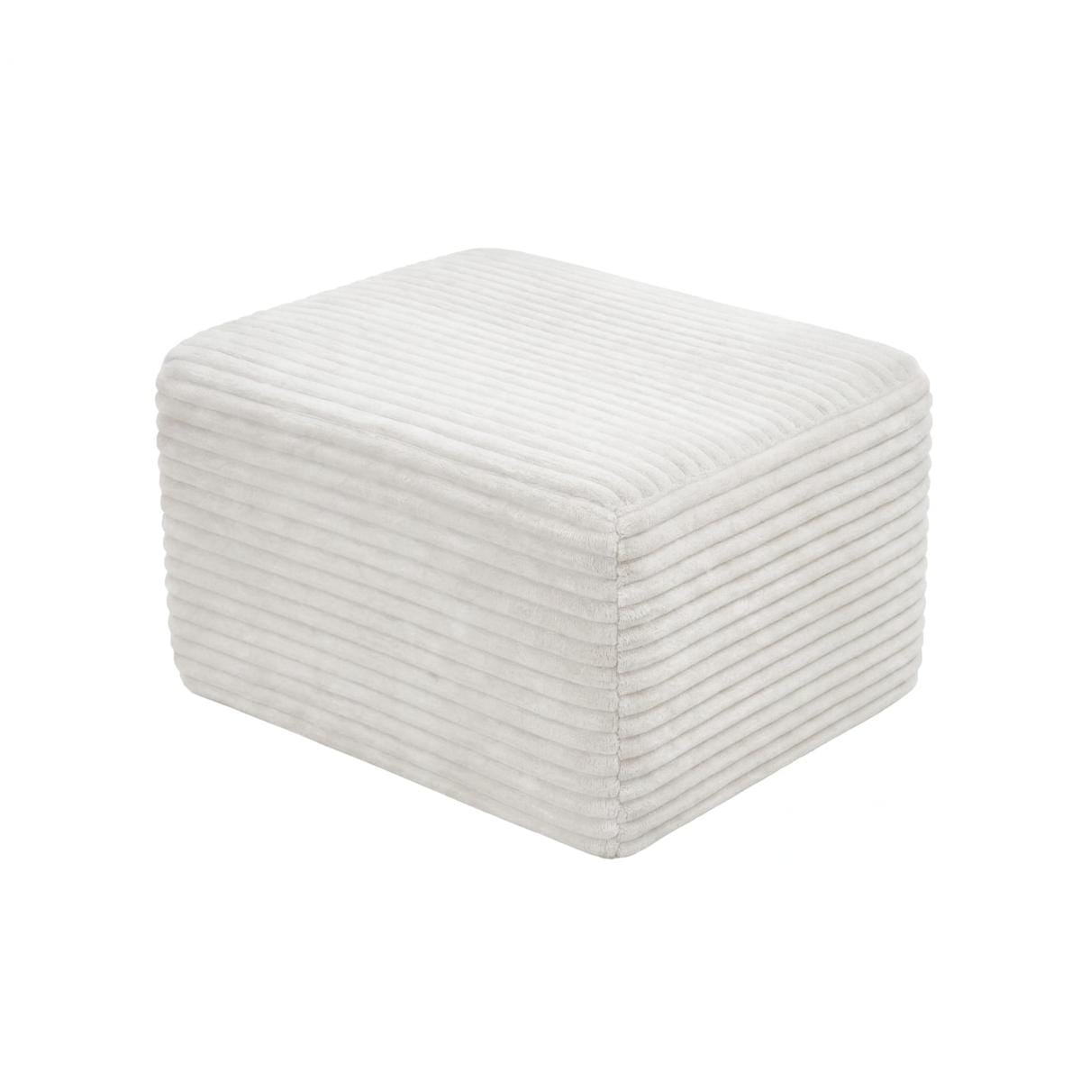 Corduroy Streamdale 27.6" Corduroy Square Upholstered Ottoman