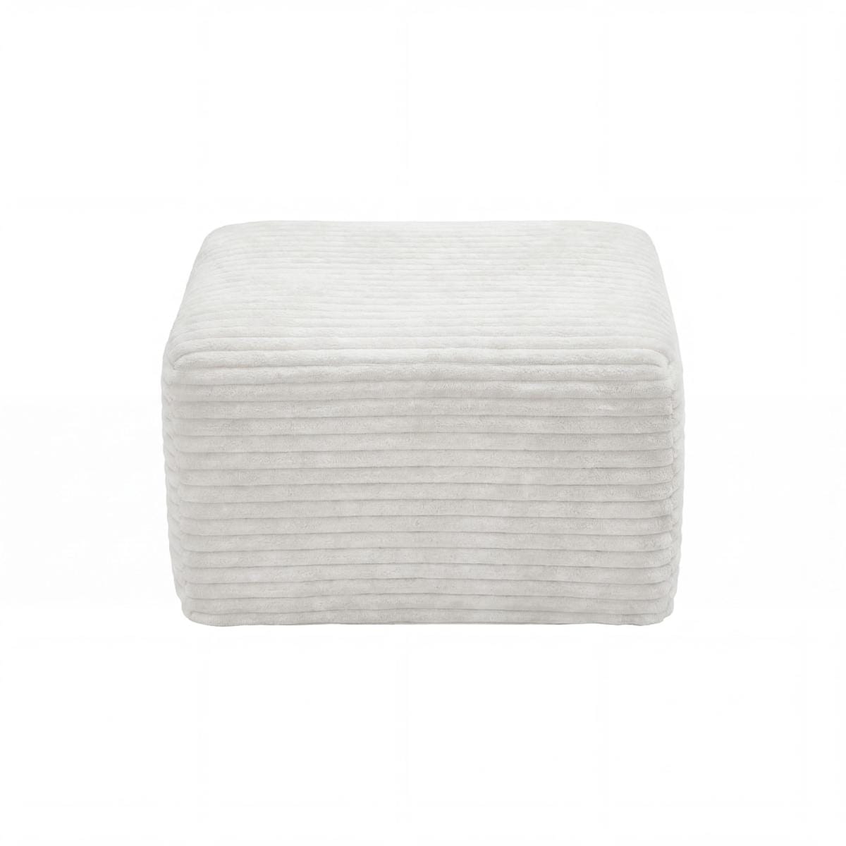 Corduroy Streamdale 27.6" Corduroy Square Upholstered Ottoman