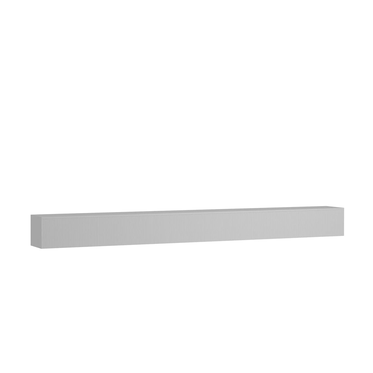 WHITE* Streamdale Floating LED TV Stand, Modern Wall Mounted Entertainment Center for 110" TV, White