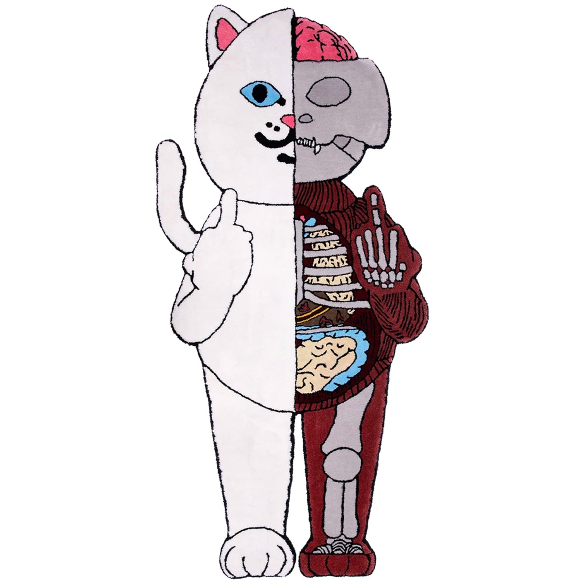 Ripndip Nermal Anatomy Rug 6 Ft Rug