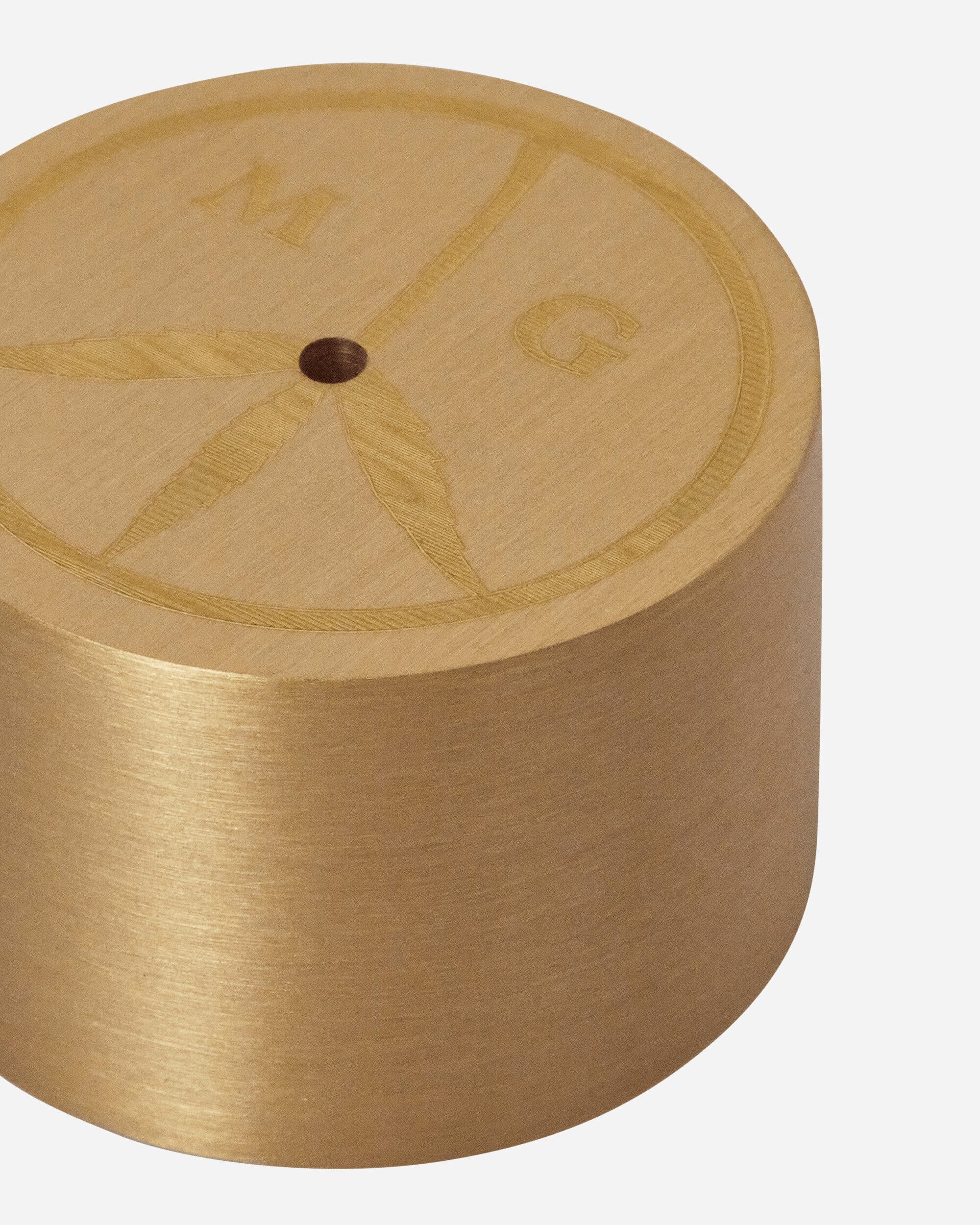 Mister Green Peace Logo Cylinder Burner Brass