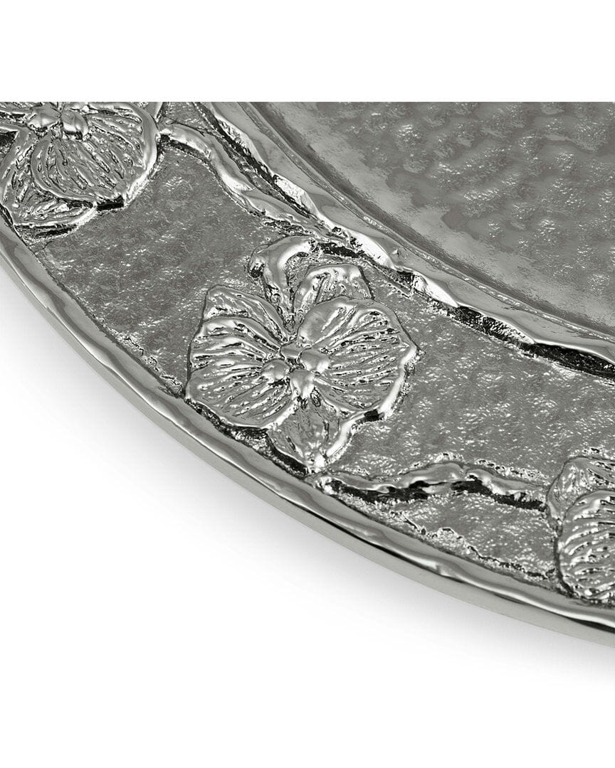BLACK ORCHID Michael Aram Black Orchid Charger Plate