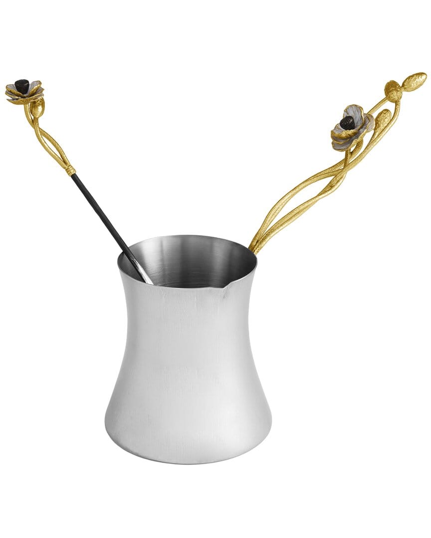 SPOON Michael Aram Anemone Large Coffee Pot & Spoon