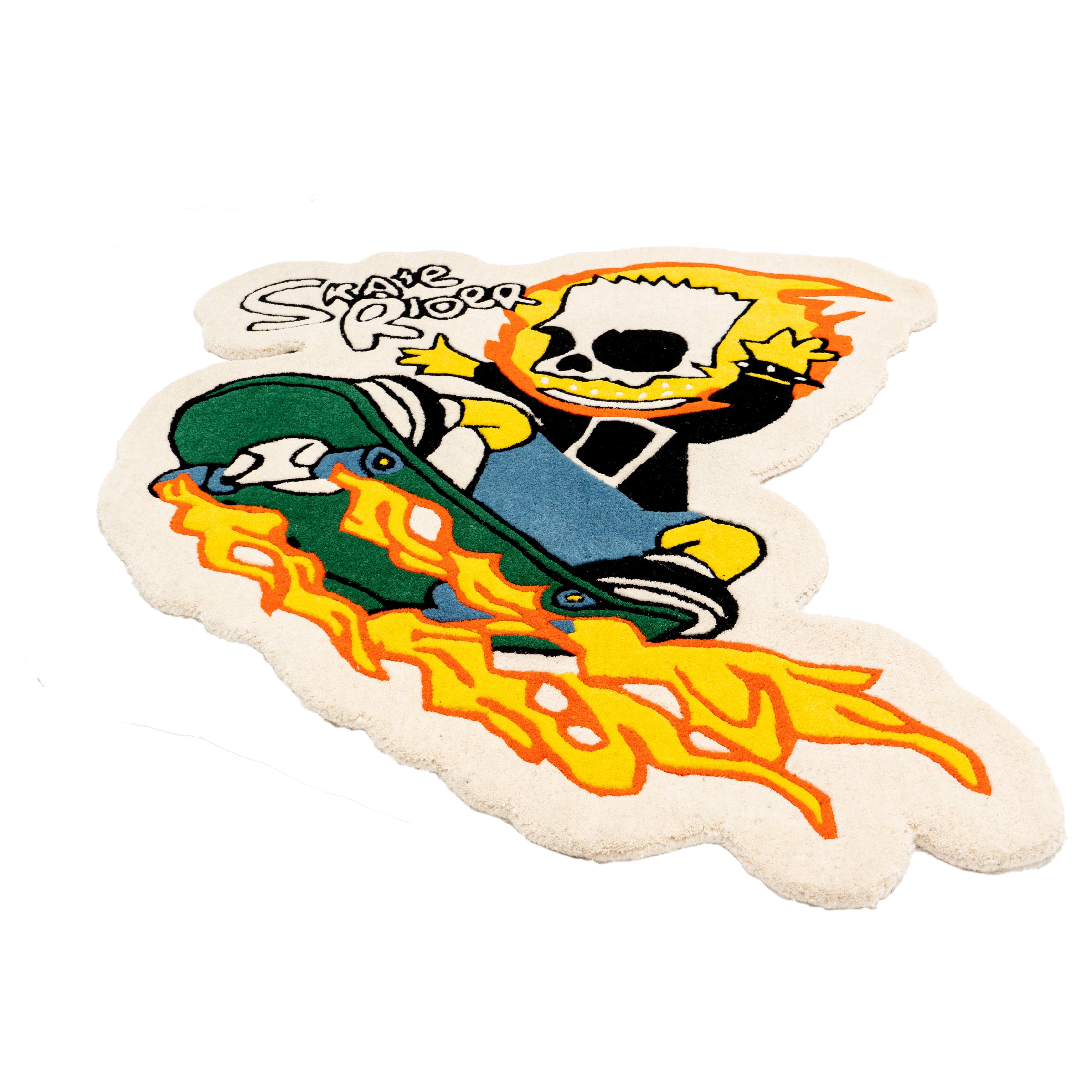 Noche Simpsons Skateboarding by Noche