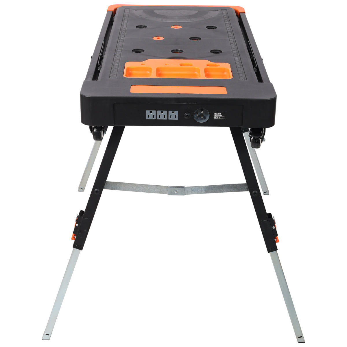 Garage Streamdale 8 - in - 1 Folding Work Table with Socket & Wheels for Garage