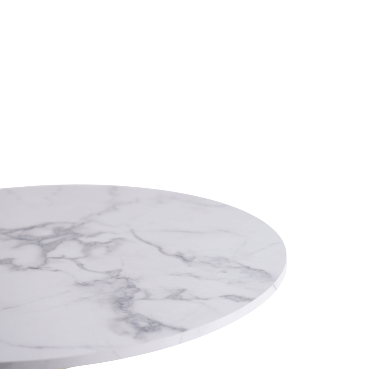 WHITE* Streamdale White Marble Tulip Dining Table for 2 - 4