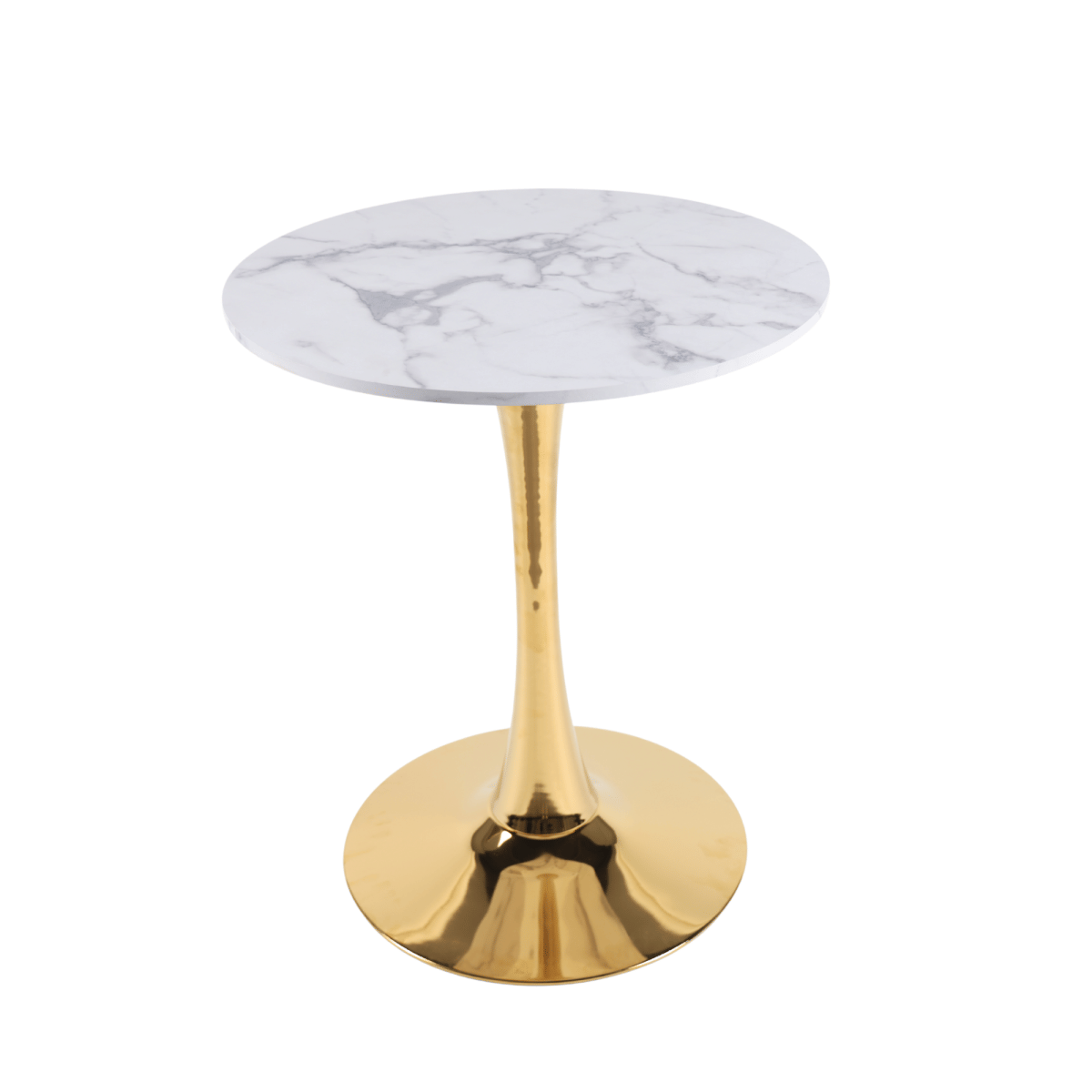 WHITE* Streamdale White Marble Tulip Dining Table for 2 - 4