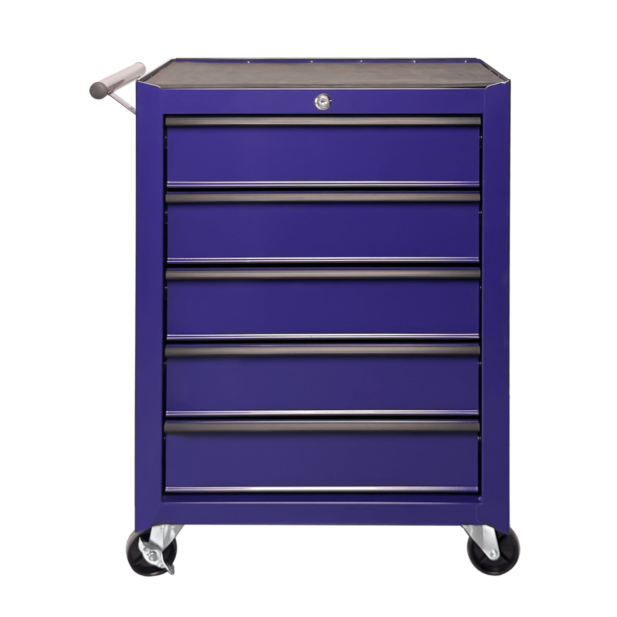 Drawer Streamdale Rolling Metal 5 - Drawer Tool Chest Cabinet with Storage Organizer - PURPLE