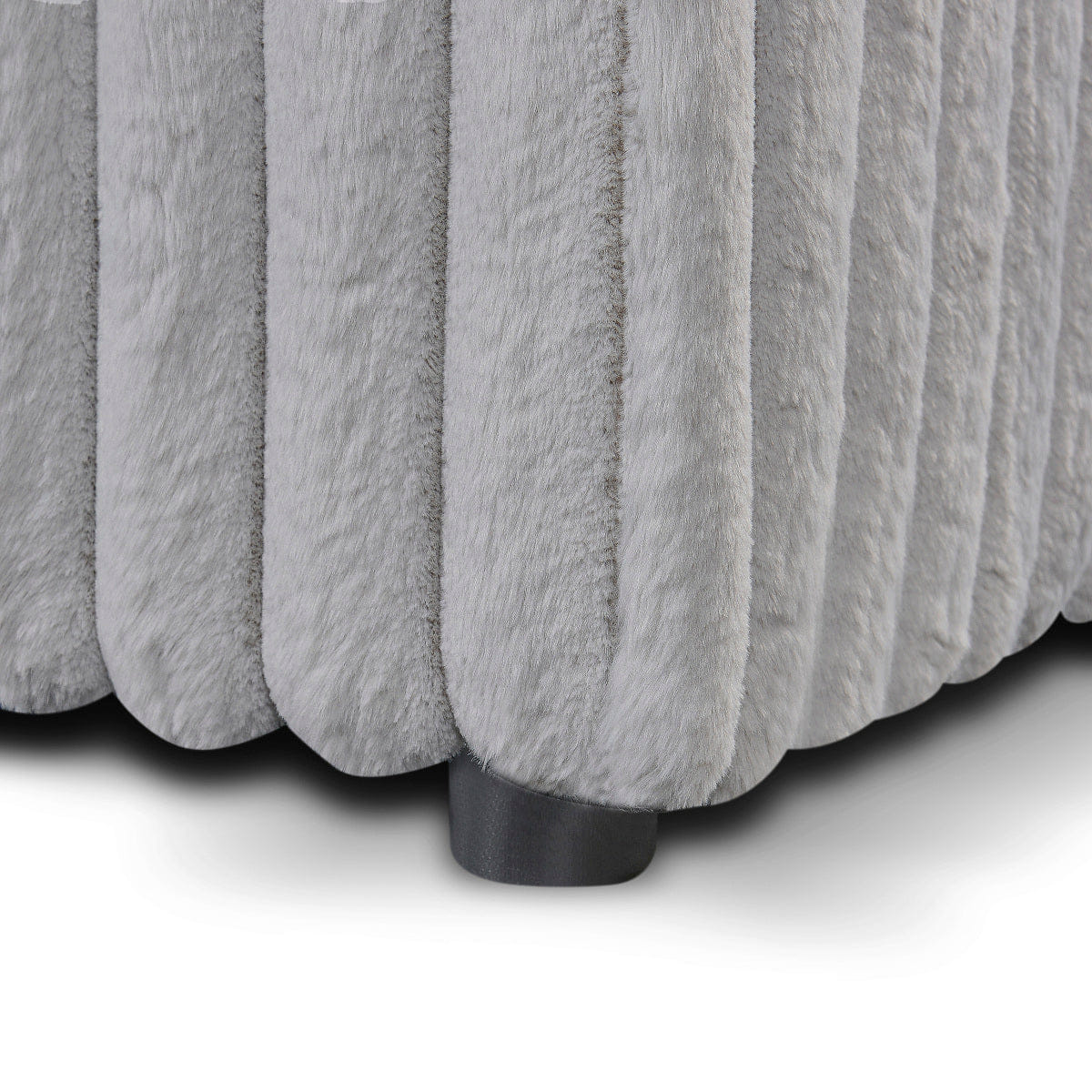 Corduroy Streamdale 103" U - Shaped Corduroy Sectional Sofa with Pull - Out Bed & Storage