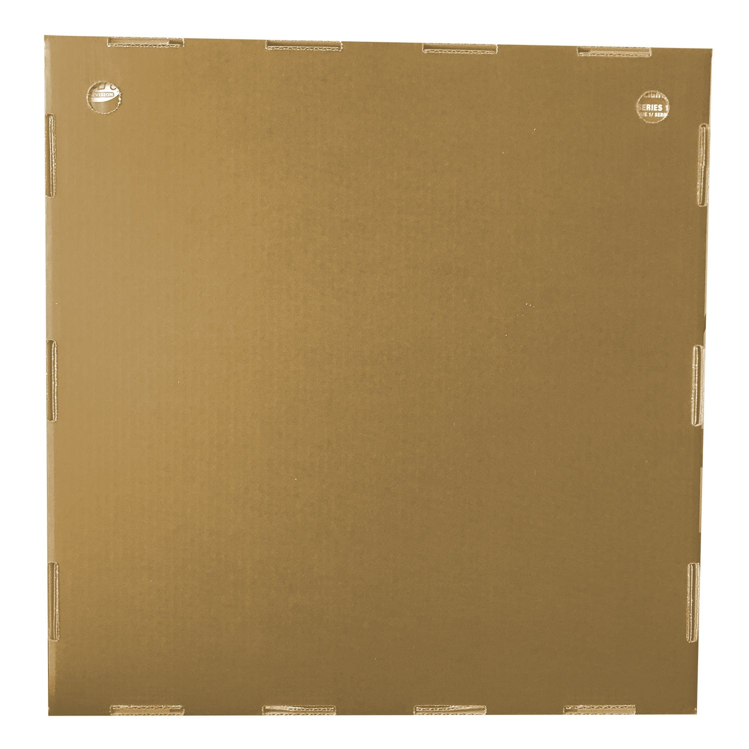MK Kubbies (PRE - ORDER ETA EARLY AUGUST) KUBBIE ECO BROWN (3x4) - In Box Display Case for Funko Pops, Wall Mountable & Stackable Pop Shelf (Cardboard)