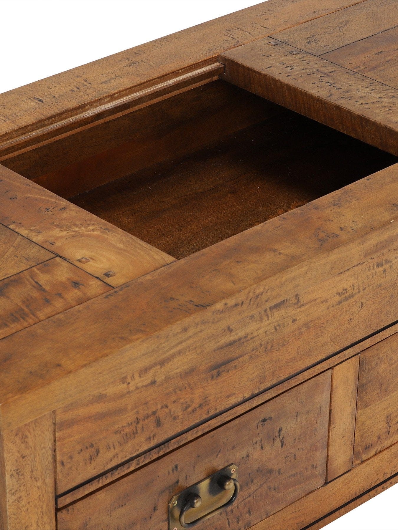 Barker and Stonehouse New Frontier Mango Wood Storage Coffee Table