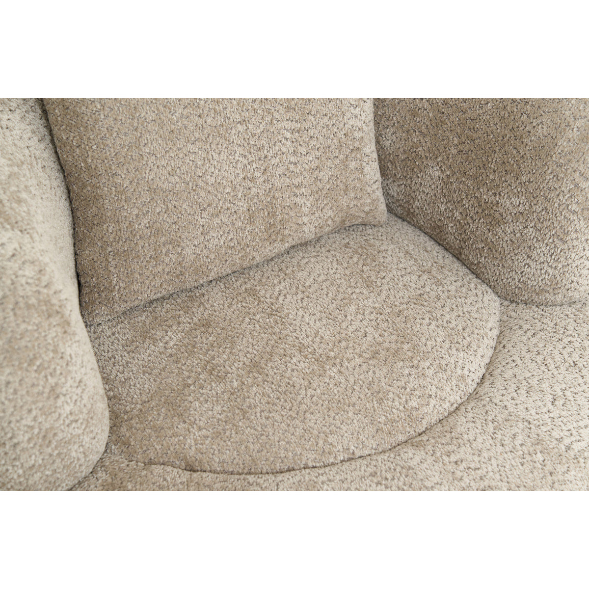 And Streamdale Nordic Chenille Lazy Club Chair with Ottoman and Pillow, Camel