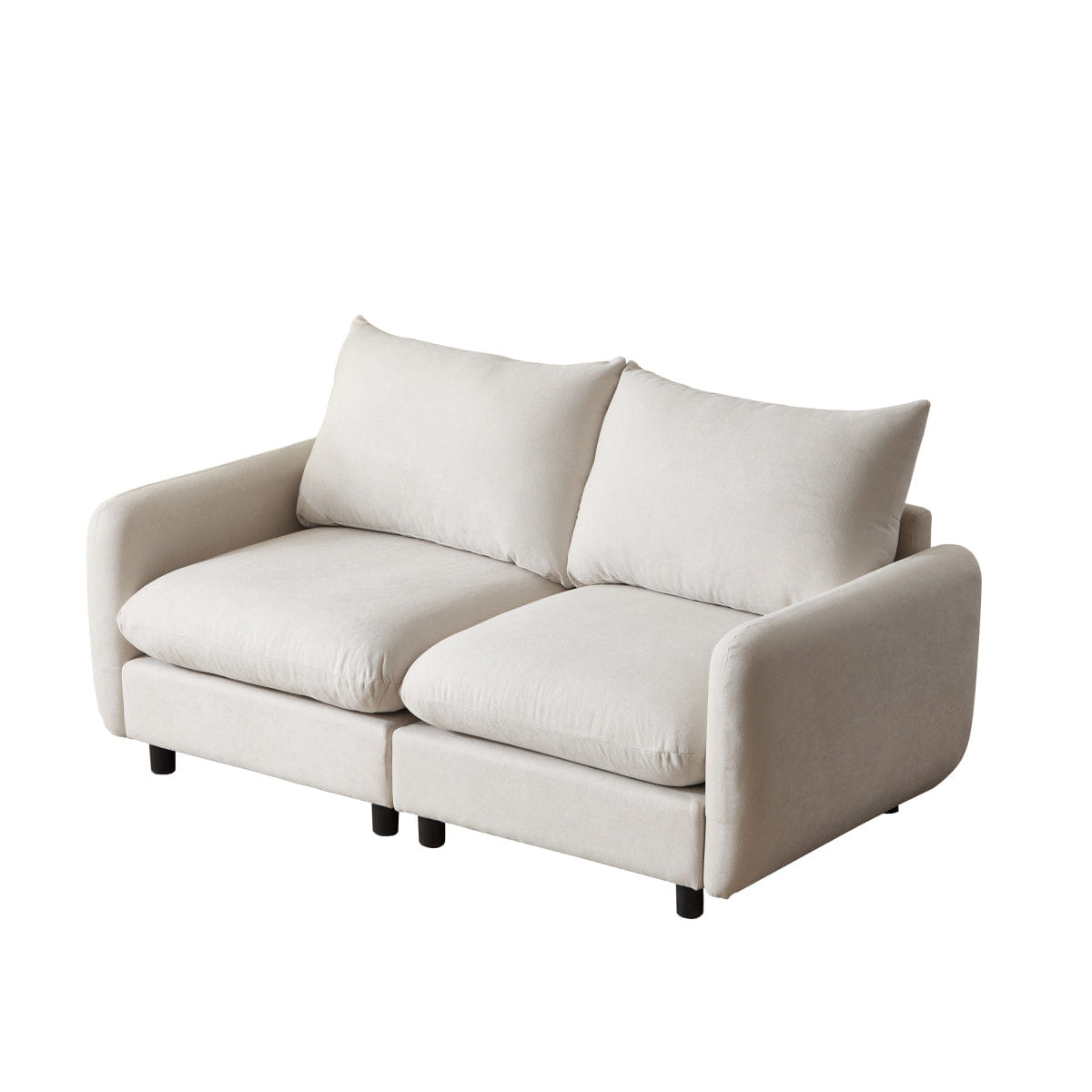 In 2 Streamdale 69 in. 2 - Seats Modular Sectional Sofa Corner Chair Sofa Couch