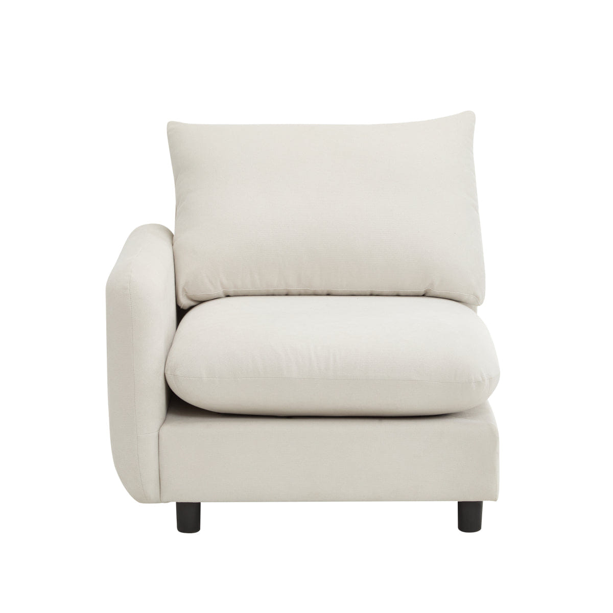 In 2 Streamdale 69 in. 2 - Seats Modular Sectional Sofa Corner Chair Sofa Couch