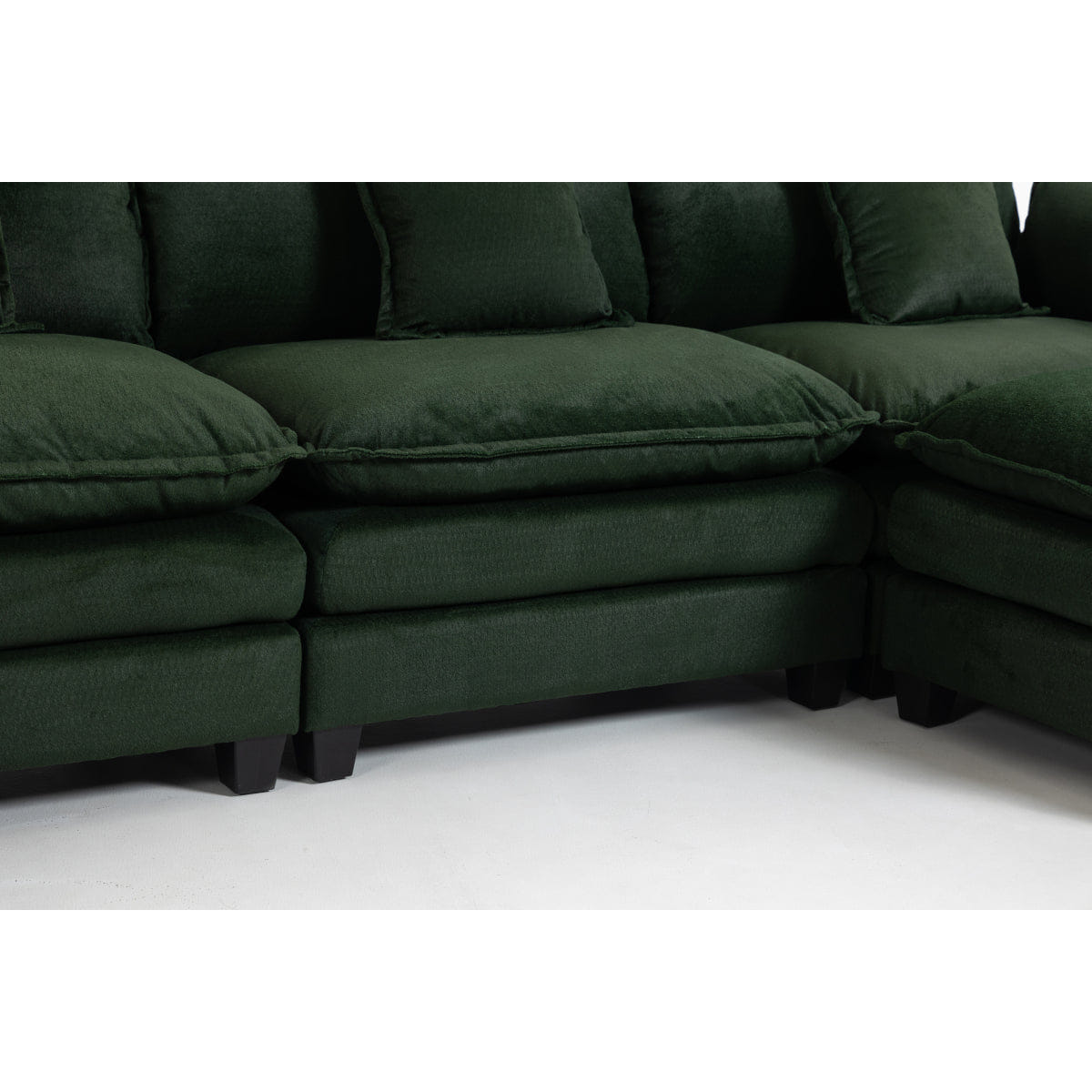 And Streamdale Modern 3 - Seat Sectional Sofa with Ottoman and Chaise Lounge