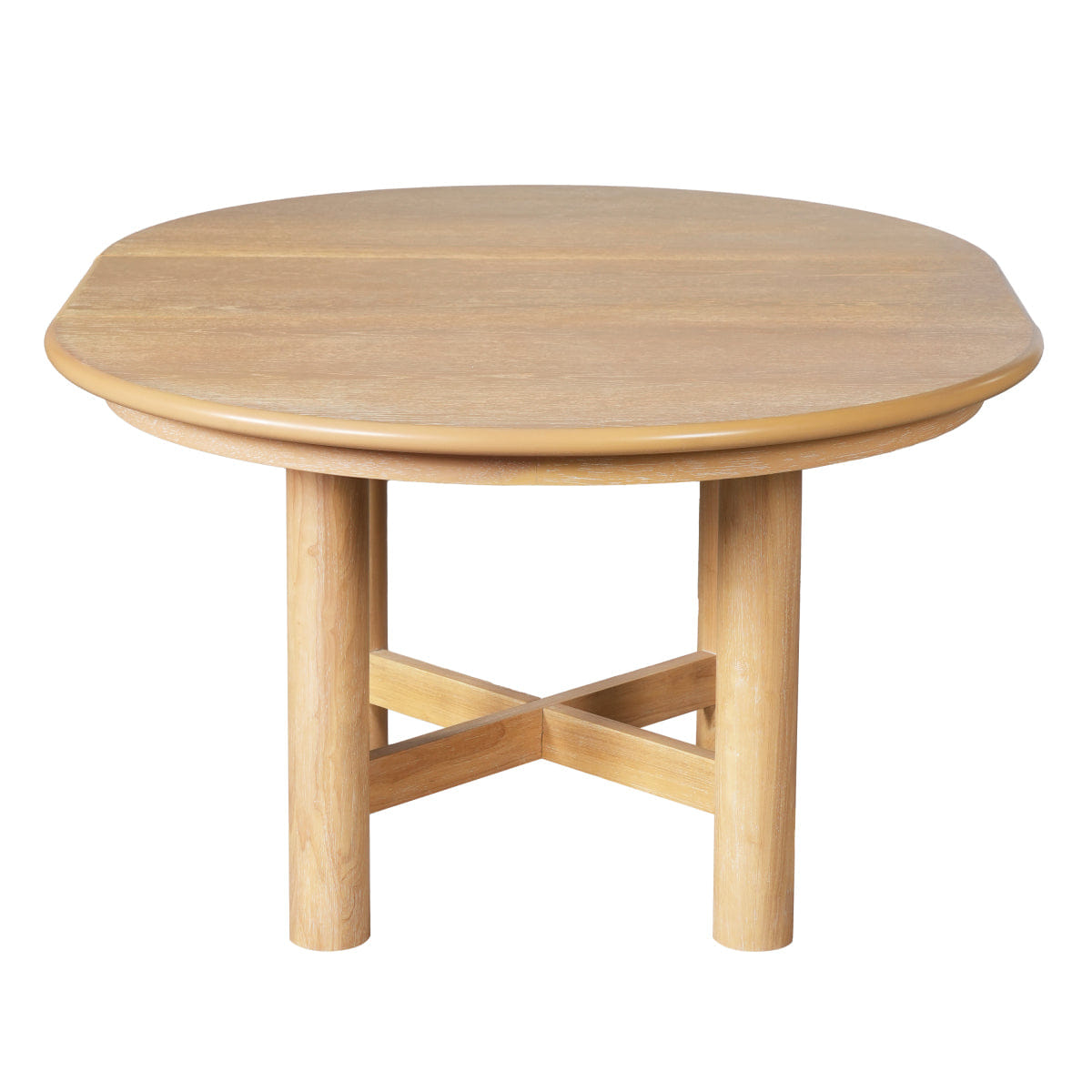 WOOD Streamdale Wood Extendable Oval Dining Table, Seats 4 - 6 (Natural)