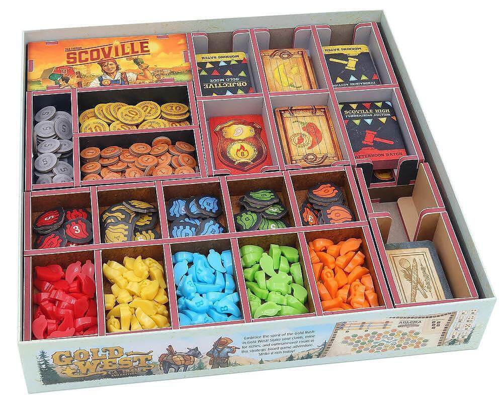 Folded Space Colour Game Inserts - Scoville 2nd Edition
