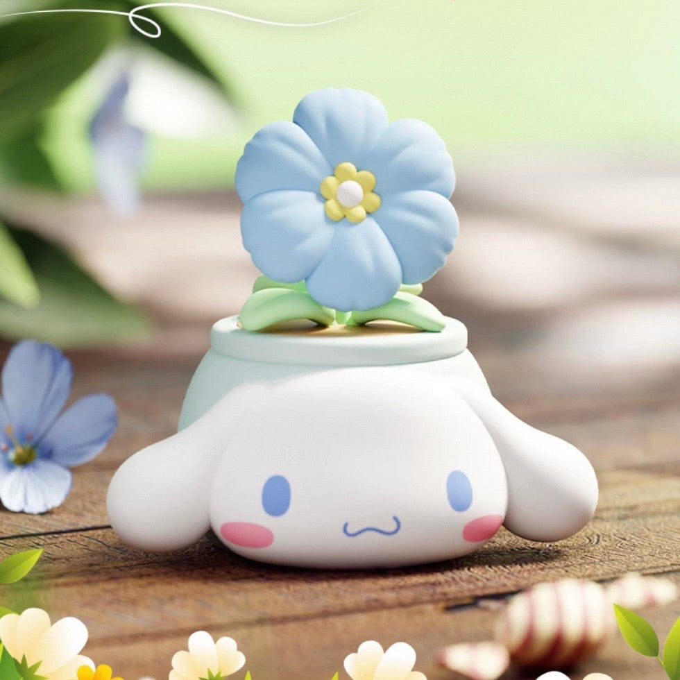 Taropudding Cinnamoroll - Hello Kitty and Friends - Flower Pot Storage Figurine by Sanrio
