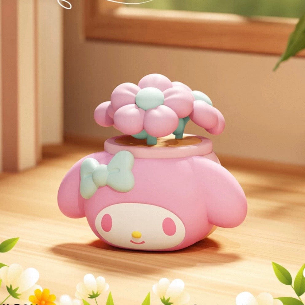 Taropudding My Melody - Hello Kitty and Friends - Flower Pot Storage Figurine by Sanrio