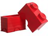 Storage Red Storage Brick 1 x 2