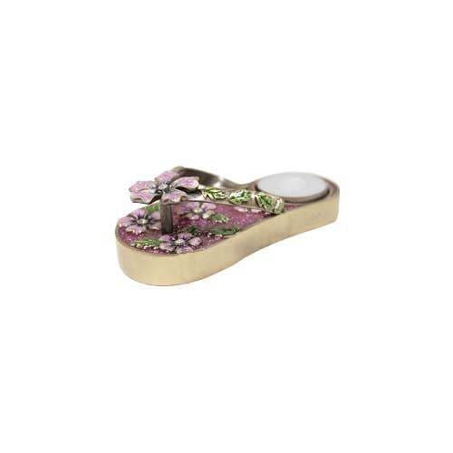 Welforth Charming Flower Slipper with Tea Light Candle Holder
