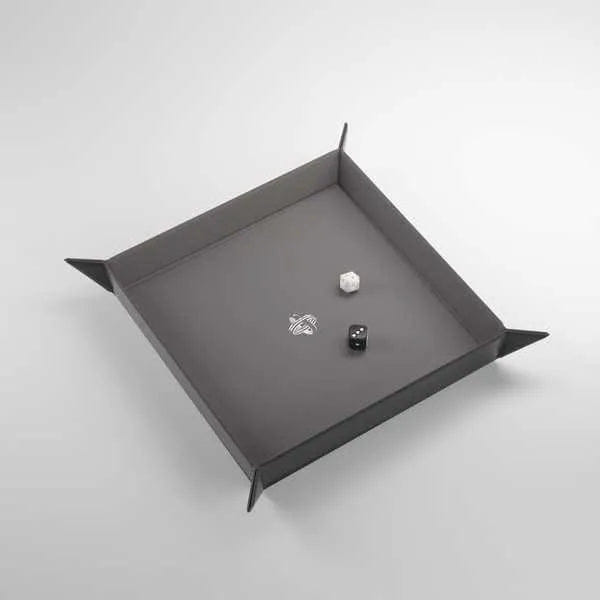 Asmodee Gamegenic Magnetic Dice Tray Square Black/Gray