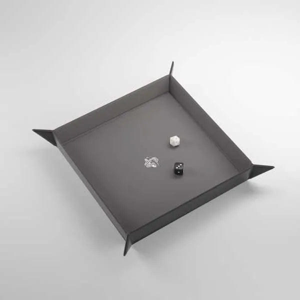 Asmodee Gamegenic Magnetic Dice Tray Square Black/Gray