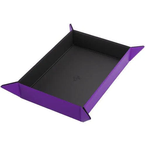 Asmodee Gamegenic Magnetic Dice Tray Rectangular Black/Purple