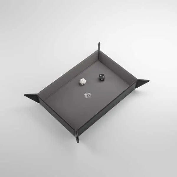 Asmodee Gamegenic Magnetic Dice Tray Rectangular Black/Gray