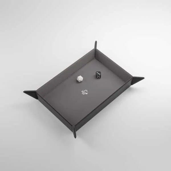 Asmodee Gamegenic Magnetic Dice Tray Rectangular Black/Gray