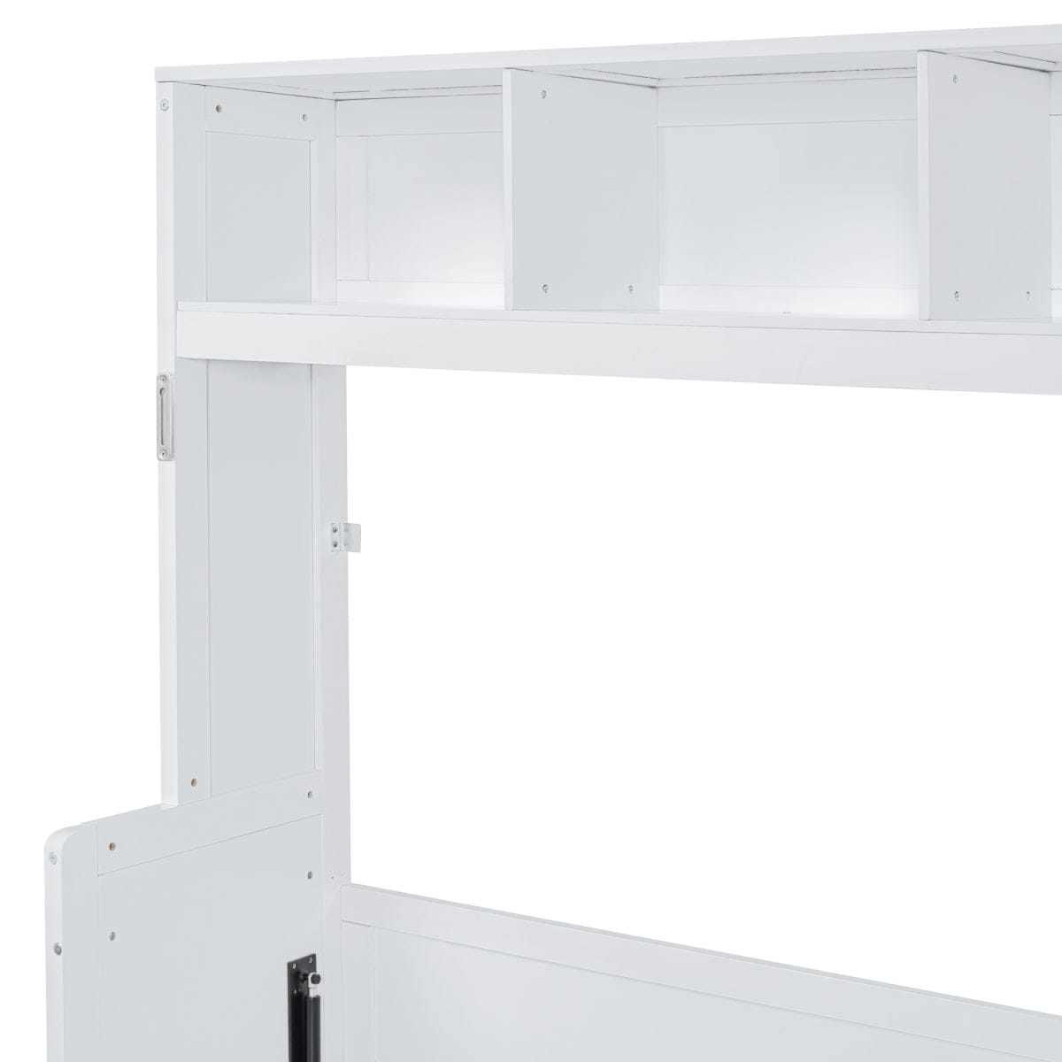 Closet Streamdale Full Size Murphy Bed with Closet and Drawers, White