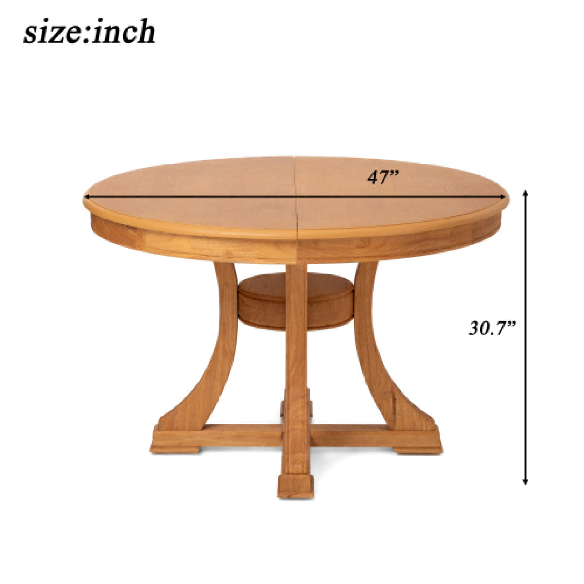 Retro Streamdale 7 - Piece Retro Extendable Dining Table & 6 Chairs Set (Natural)
