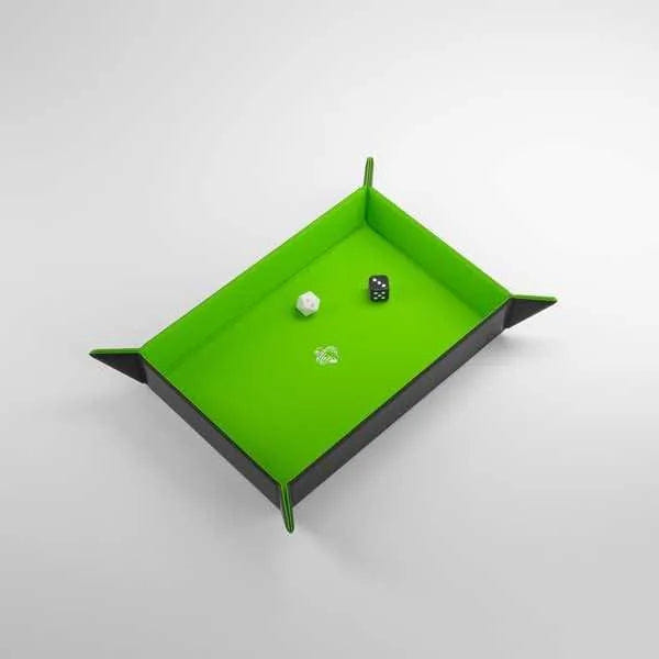 Asmodee Gamegenic Magnetic Dice Tray Rectangular Black/Green