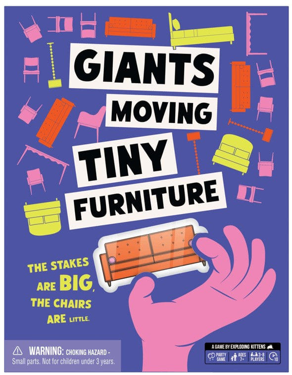 Exploding Kittens Giants Moving Tiny Furniture (By Exploding Kittens)