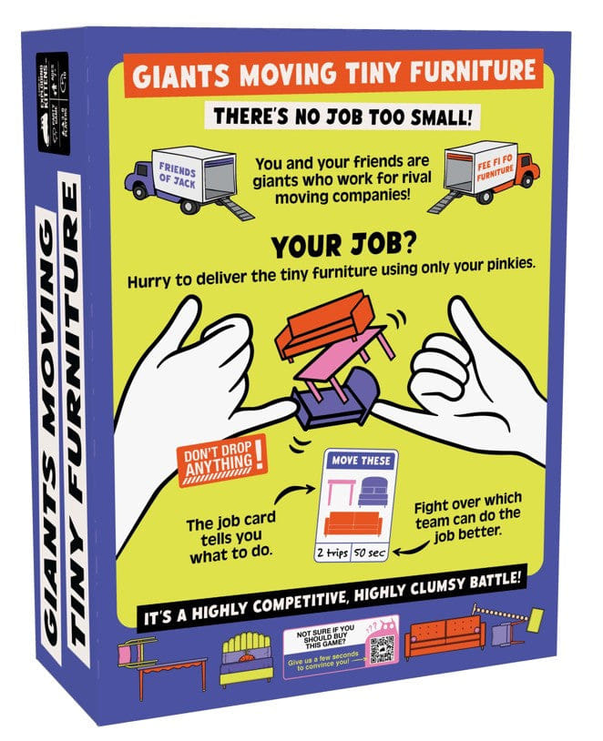 Exploding Kittens Giants Moving Tiny Furniture (By Exploding Kittens)