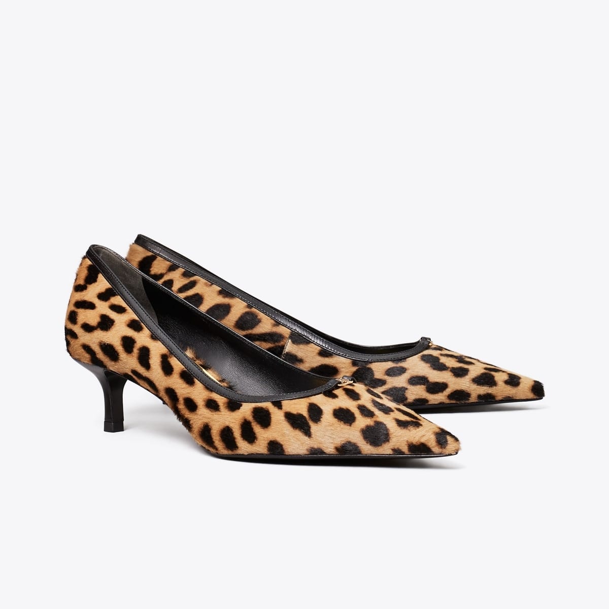 Double T Buckle Low-Heeled Pump