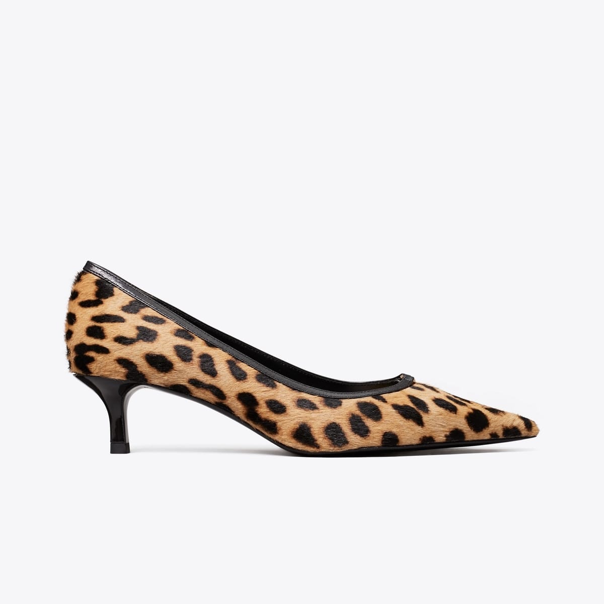 Double T Buckle Low-Heeled Pump