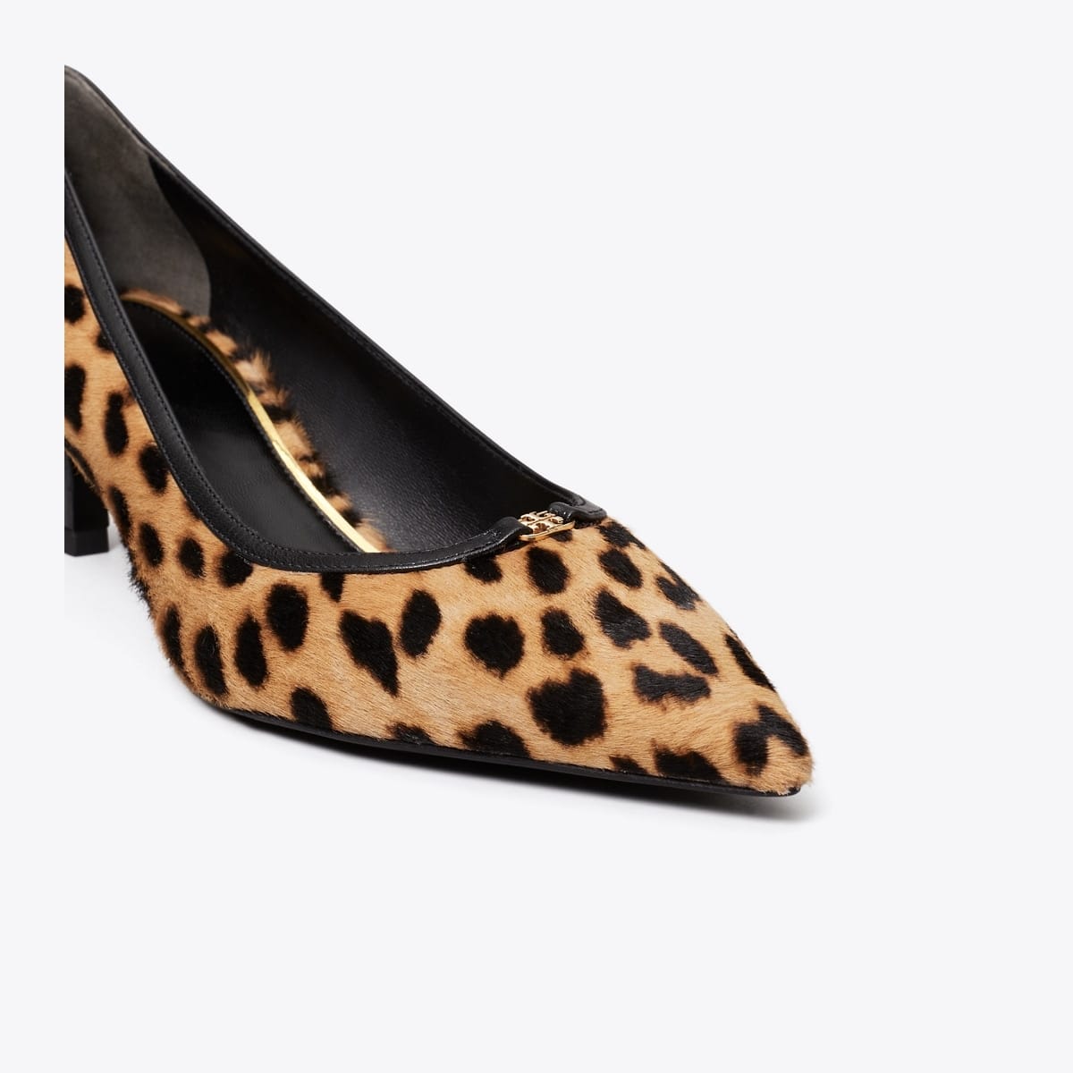 Double T Buckle Low-Heeled Pump