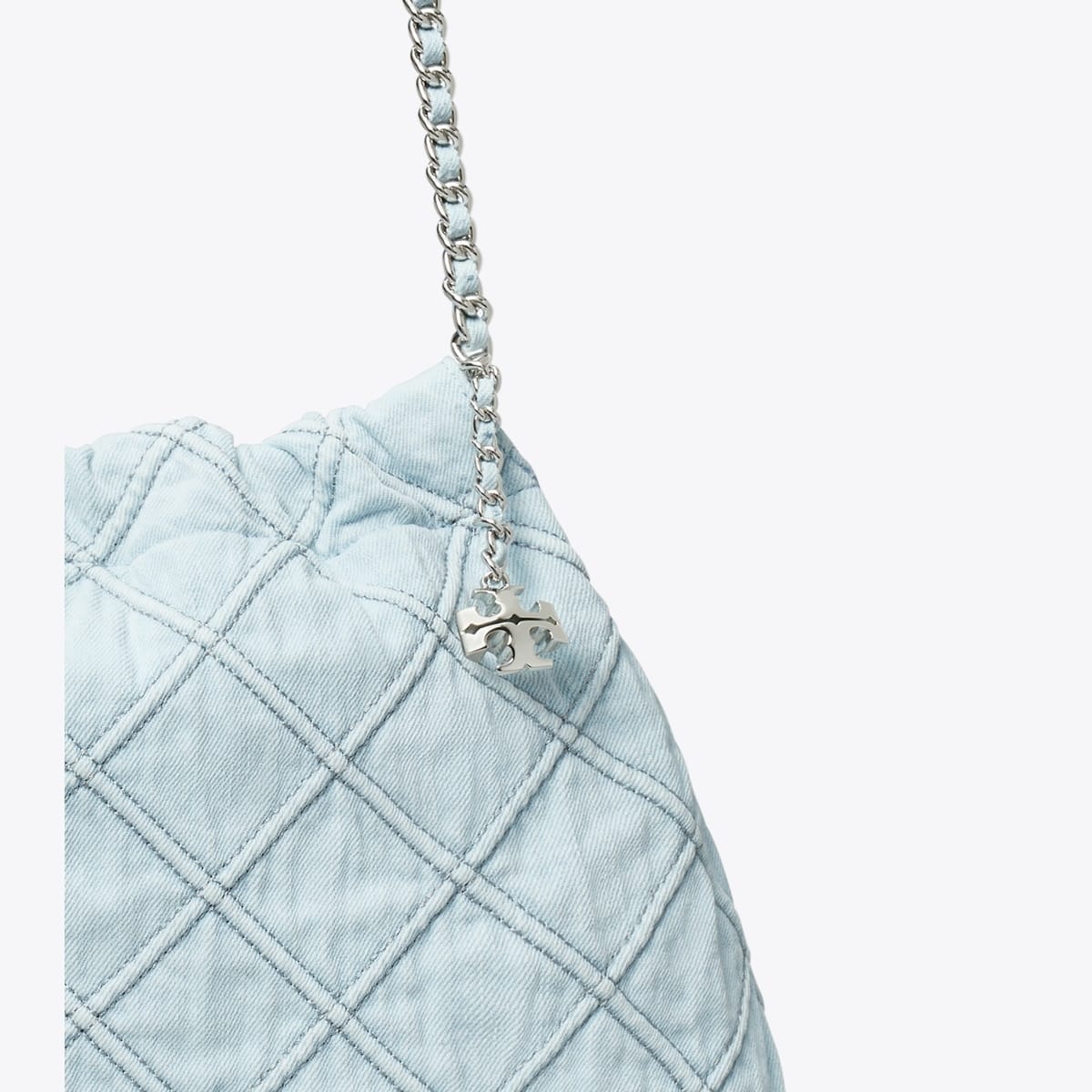 Fleming Soft Denim Hobo Bag