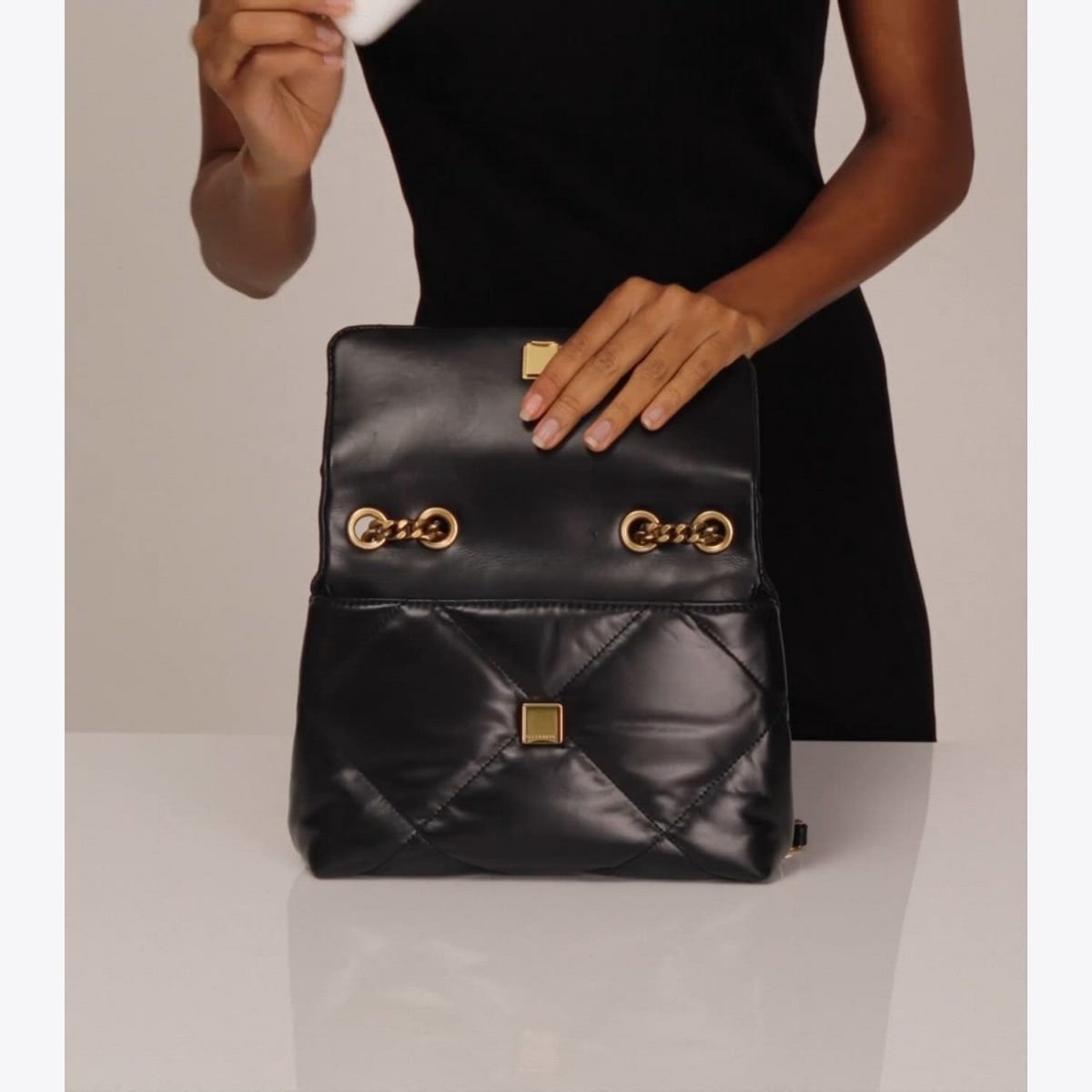 Small Kira Diamond Quilt Shoulder Bag